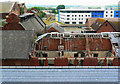 Old and new in the same view from Gloucester Quays car park, Gloucester