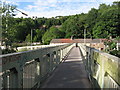 Footbridge carrying Taff Trail across A470