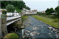 The river confluence at Lynmouth