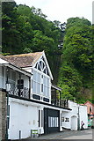 SS7249 : Lynmouth and Lynton cliff railway by Graham Horn