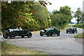 Three Bentleys near Whittlebury