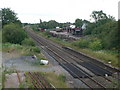 The Crewe-Chester railway line at Calveley