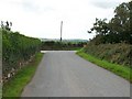 SH2832 : The Lon Betris turnoff on the Llaniestyn road near Hen Odyn by Eric Jones