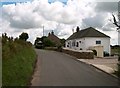 Houses east of Groeslon Garnfadryn crossroads