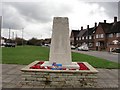 TQ0873 : The War Memorial at East Bedfont by Anonymous