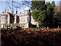 SJ9724 : Ingestre Hall, Staffordshire, from behind the beech hedge by Liz Taylor