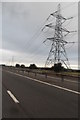 Pylons beside the M56