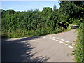 Lane passing Combe Farm Barns