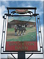 TQ9841 : Singleton Barn Pub Sign by David Anstiss