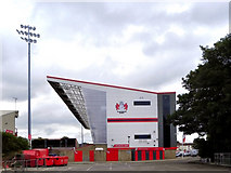 SO8319 : Kingsholm Stadium (Gloucester RUFC) by David Dixon
