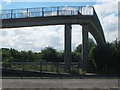 Footbridge over the A299 near Potten Street