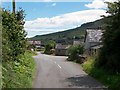 Groeslon Dinas crossroads from the west