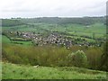 View of Uley from Uley Bury