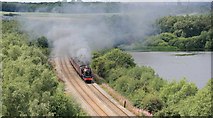 SE4727 : The Scarborough Spa  Express passing Fairburn Ings by roger geach