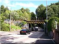 Low railway bridge on Islands Brow