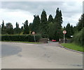 Exit road, Thornhill Cemetery, Cardiff