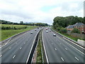 M4 motorway heading east, Thornhill, Cardiff