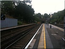 TQ3276 : Railway line at Denmark Hill railway station by Stacey Harris
