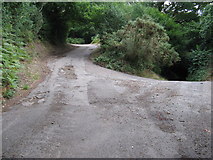 TQ0018 : Double hairpin bends on the road to Hesworth Grange by Dave Spicer