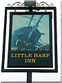 Sign, Little Harp Inn, Clevedon