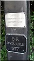 Plaques on the village sign