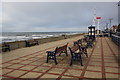 Sea and promenade at Redcar