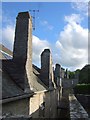 Chimney stacks, Dartington Hall