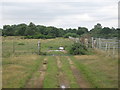 Track junction near Old Park Farm