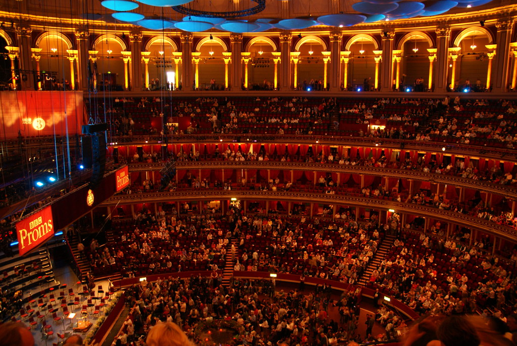 Grand tier. Royal Albert Hall History. Royal Albert Hall Organ.