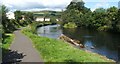 The River Leven: Dillichip Lade and a skimmer