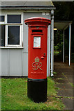 SP8633 : George VI Postbox, Bletchley Park by Mark Anderson