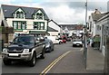 Junction on the A499 at the centre of Abersoch