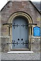 Doorway to Ardross church