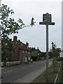 TR2057 : Littlebourne Village Sign by David Anstiss