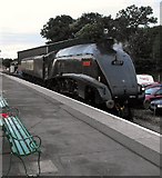 ST5714 : A4 Pacific Locomotive  and support  coach by Ant Basterfield