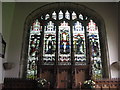 NY7863 : St. Cuthbert's Church, Beltingham - east window by Mike Quinn