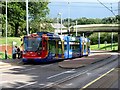 Sheffield Supertram at the Park Grange stop