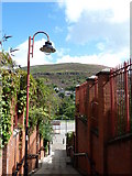 SS9992 : Mynydd Brith-weunydd from steps, Tonypandy by Ruth Sharville