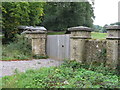 Country park estate gates at Loxhill