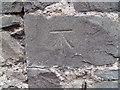 Benchmark on Craig Y Don Road, Bangor