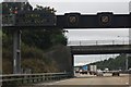 M25: warning gantry and bridge