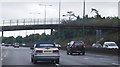 Footbridge over the M25, near Leatherhead