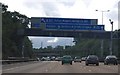 M25: anti-clockwise west of junction 8