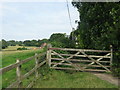 Gate near Lower Garrington Farm