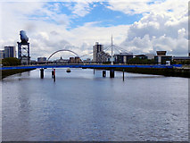 NS5665 : River Clyde, Bell's Bridge by David Dixon