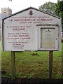 St.Margaret Church Notice Board