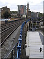 Railway tracks from Limehouse DLR Station E14