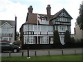 Mock tudor house on the edge of Southwold Common