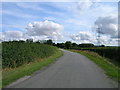 Minor road towards Thorpe le Street