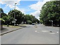 Mini-roundabouts on Wallingford Street